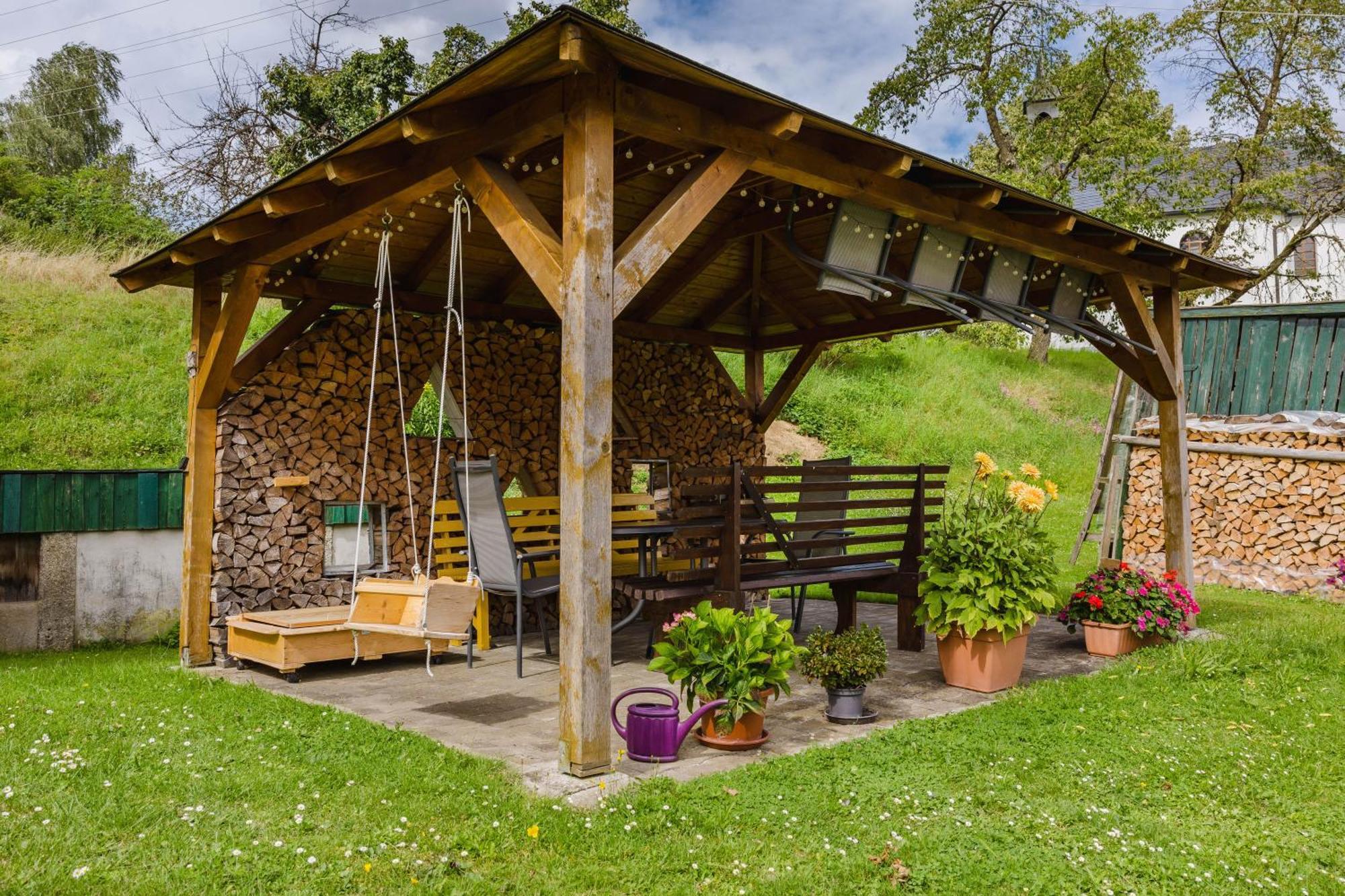 Ferienwohnung Baecher Wiesau Bagian luar foto