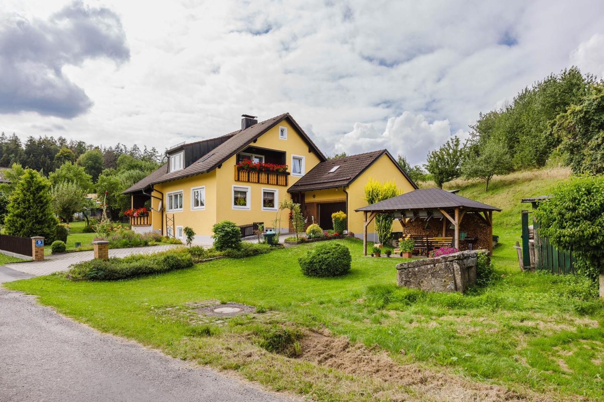Ferienwohnung Baecher Wiesau Bagian luar foto