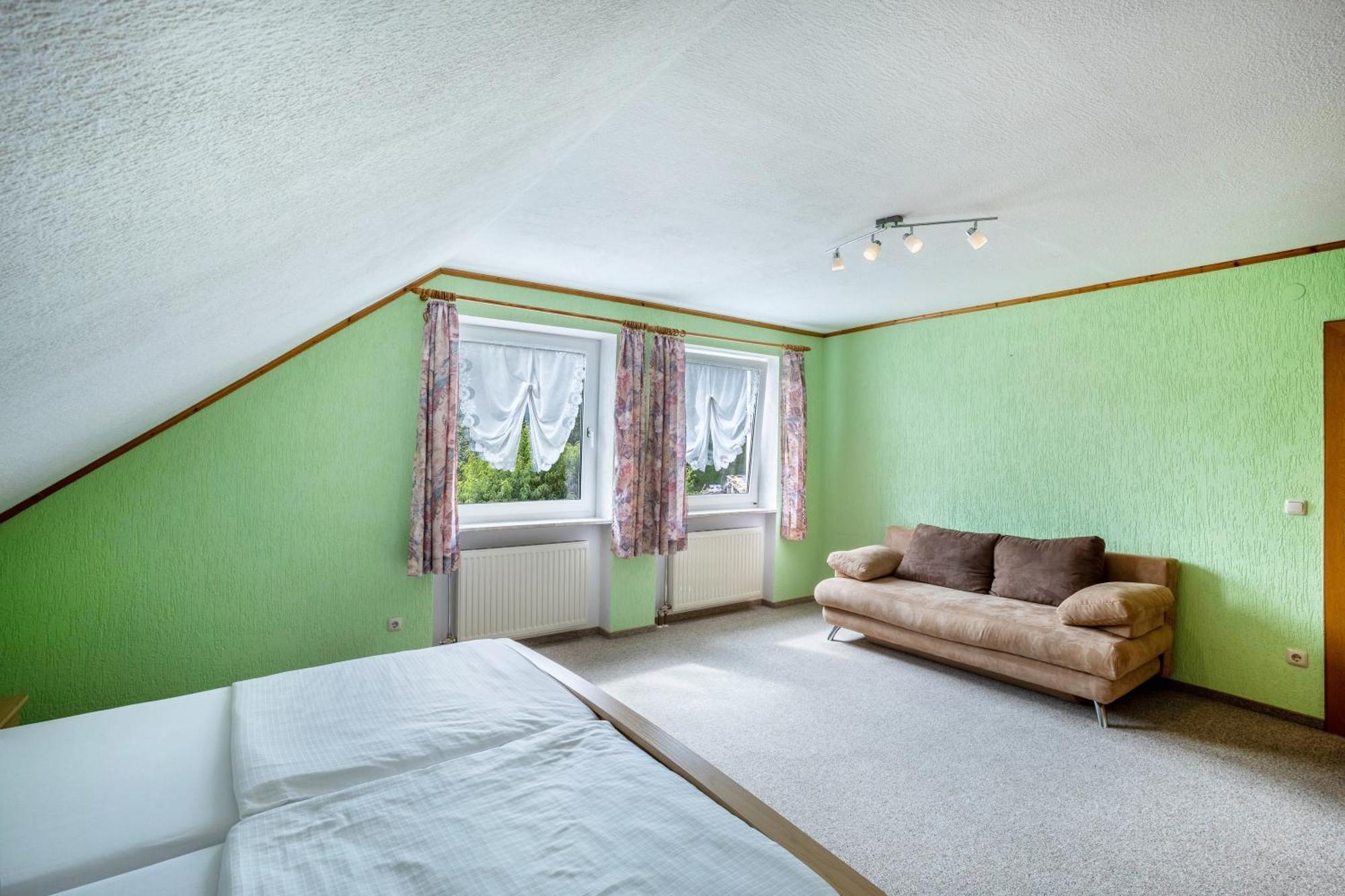 Ferienwohnung Baecher Wiesau Bagian luar foto